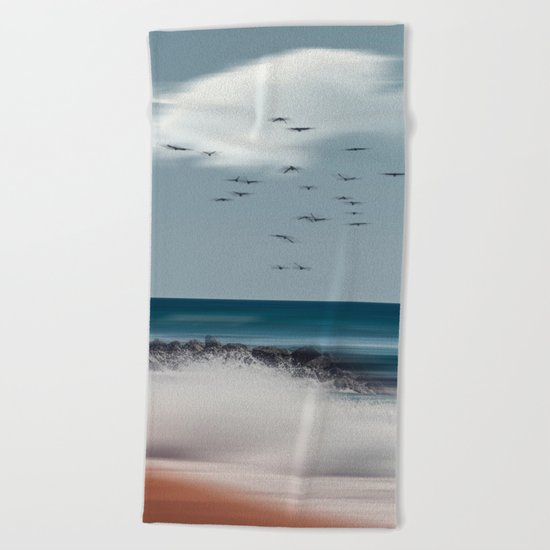 Atlantic Water Beach Towel