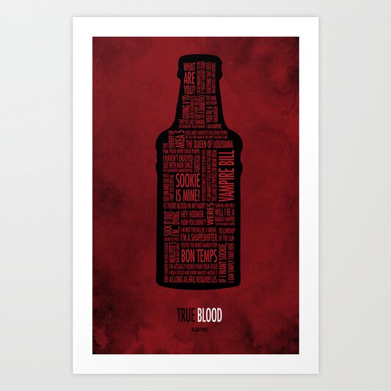 True Blood Art Print