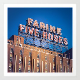 Farine Five Roses Montreal Art Print