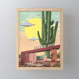 Desert Inn (UFO) Framed Mini Art Print