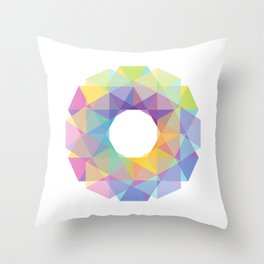 Fig. 036 Colorful Circle Donut Throw Pillow