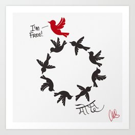 The Bird Art Print