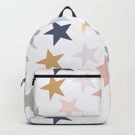 Pastel Stars | Pattern - Kids - Babies Backpack