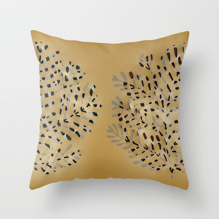 Two Trees Throw Pillow