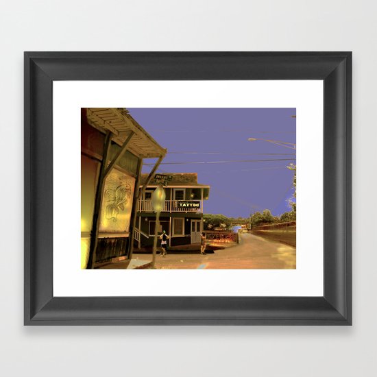 Tattoo Kauaii Framed Art Print