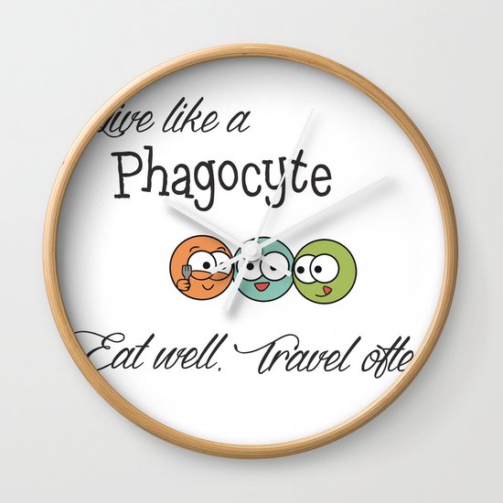 Like a Phagocyte Wall Clock