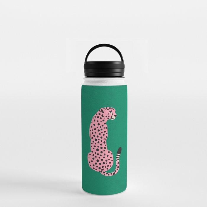 The Stare: Pink Cheetah Edition Water Bottle