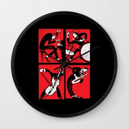 Vintage Jazz Combo Wall Clock