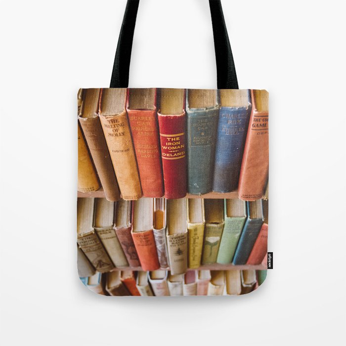 The Colorful Library Tote Bag