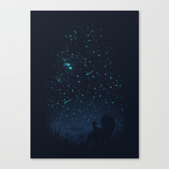 Under The Stars Canvas Print