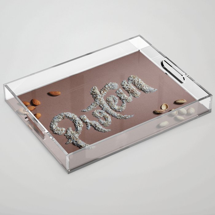 Protein Lettering Acrylic Tray