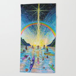 The Paddle Out Beach Towel