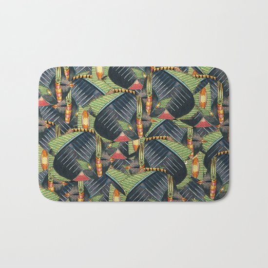 Crowd Fish 3 Bath Mat