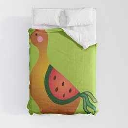 Watermelon Chicken Comforter