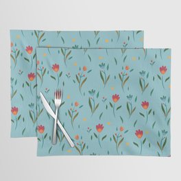 Pattern spring flowers Placemat
