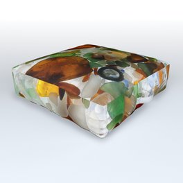 Undersea Glass Outdoor Floor Cushion