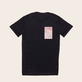 Blush pink agate marble T Shirt