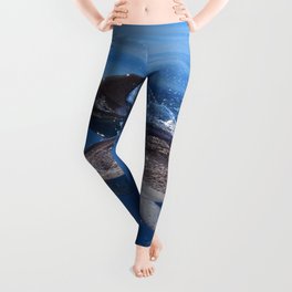 Mother and baby spotted dolphin Leggings