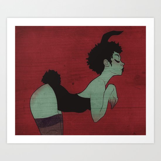burlesquebunny Art Print