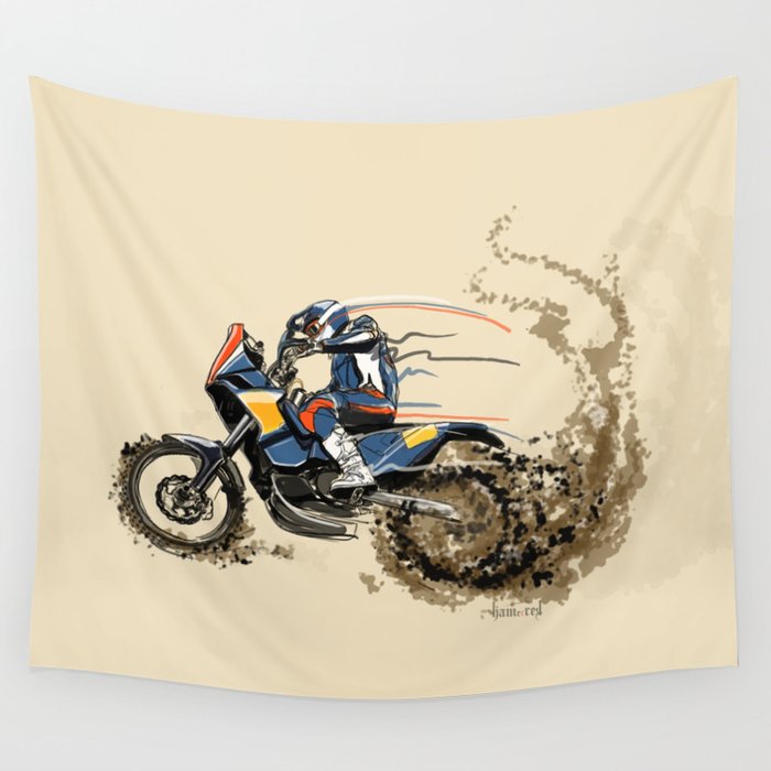 KTM dakar Wall Tapestry