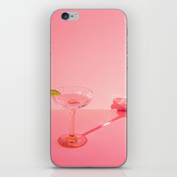 Hot Pink Cocktail  iPhone Skin