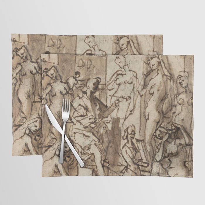 Zeuxis Painting Helen of Troy Placemat