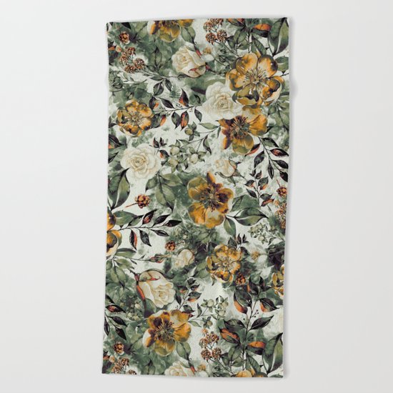 RPE FLORAL Beach Towel