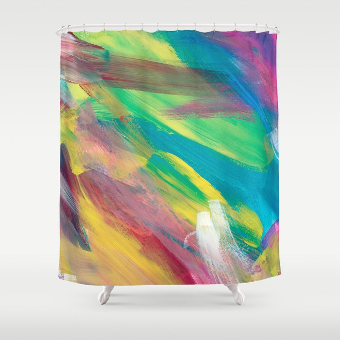 Abstract Artwork Colourful #2 Shower Curtain