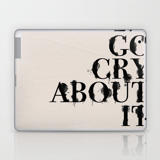Cry Laptop & iPad Skin