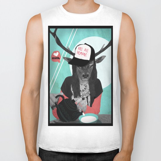Tea Time Biker Tank