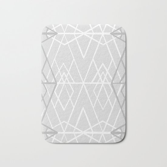 Geometric Sketches 1X Bath Mat