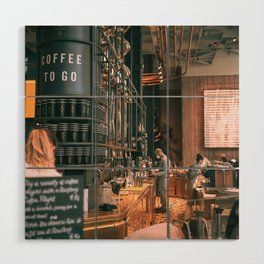 Coffee To Go Wood Wall Art