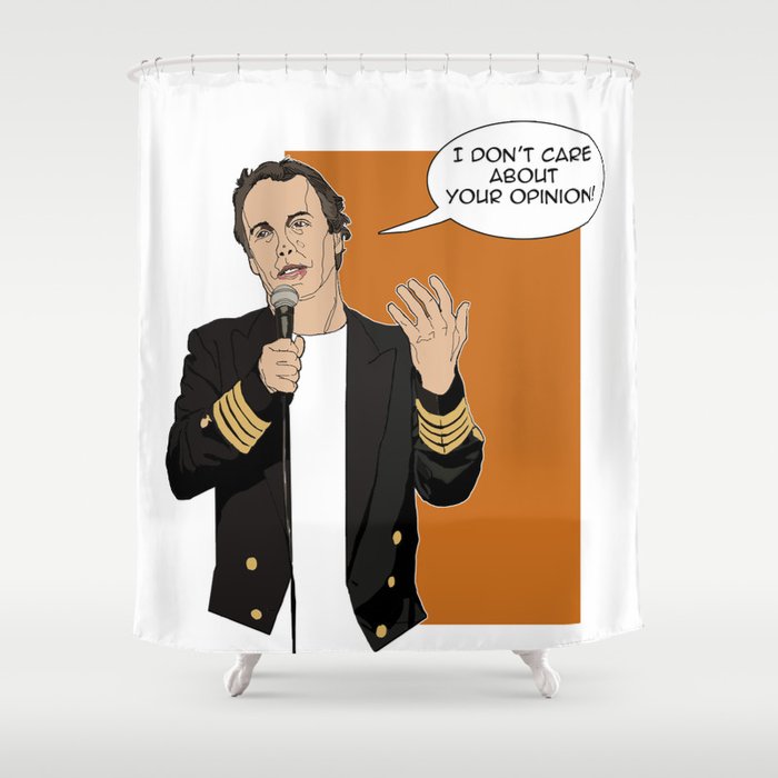 Doug Stanhope - I don't care about your opinion Shower Curtain