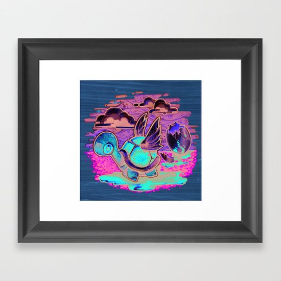"Life Will Find A Way" Framed Art Print
