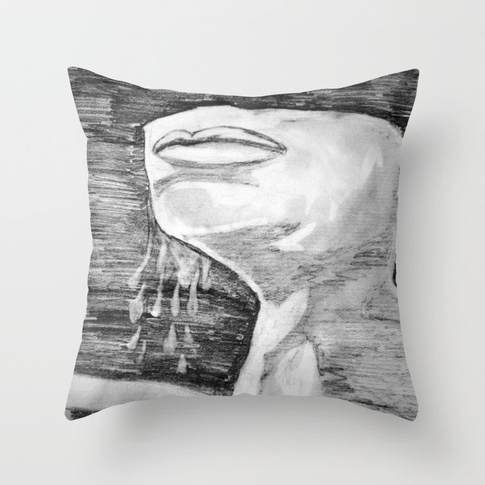 Frozen in time Throw Pillow