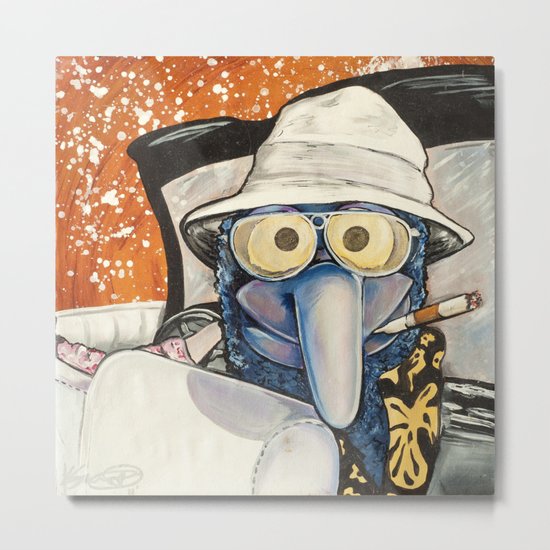 Fear & Loathing Gonzo Metal Print