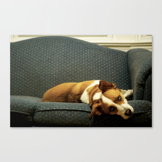 Bored With My Days Canvas Print