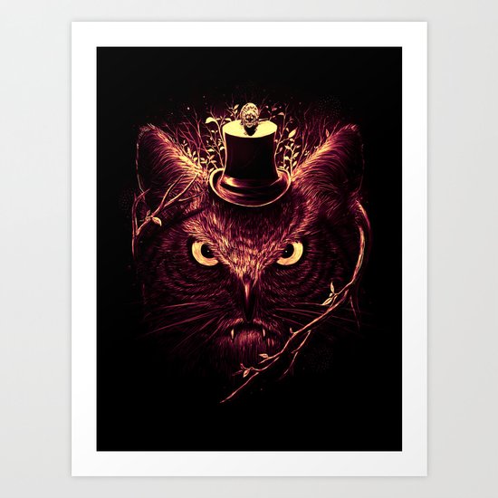 Meowl Art Print