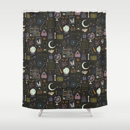 Haunted Attic Shower Curtain