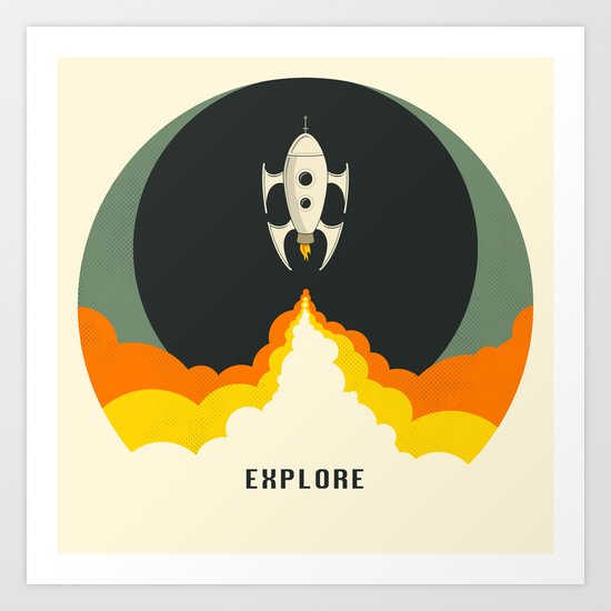 Explore Art Print