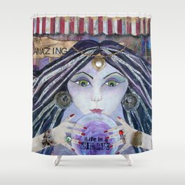 THE AMAZING - Gypsy Witch, Fortune Teller Shower Curtain