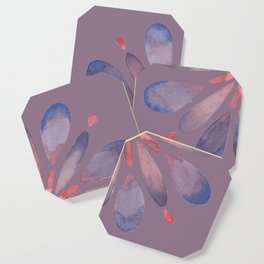 Flower in Purple Coaster
