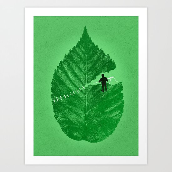 Loose Leaf Art Print