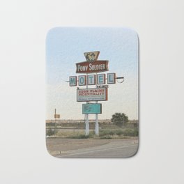 Route 66 - Pony Soldier Motel Bath Mat