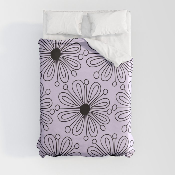 Lavender Flower Glam #1 #flowery #decor #art #society6 Duvet Cover