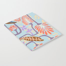 Wild flowers at home soft chalky tones Notebook