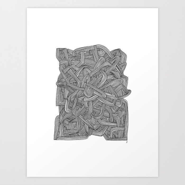 Labyrinthe Art Print
