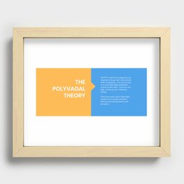 The Polyvagal Theory Recessed Framed Print