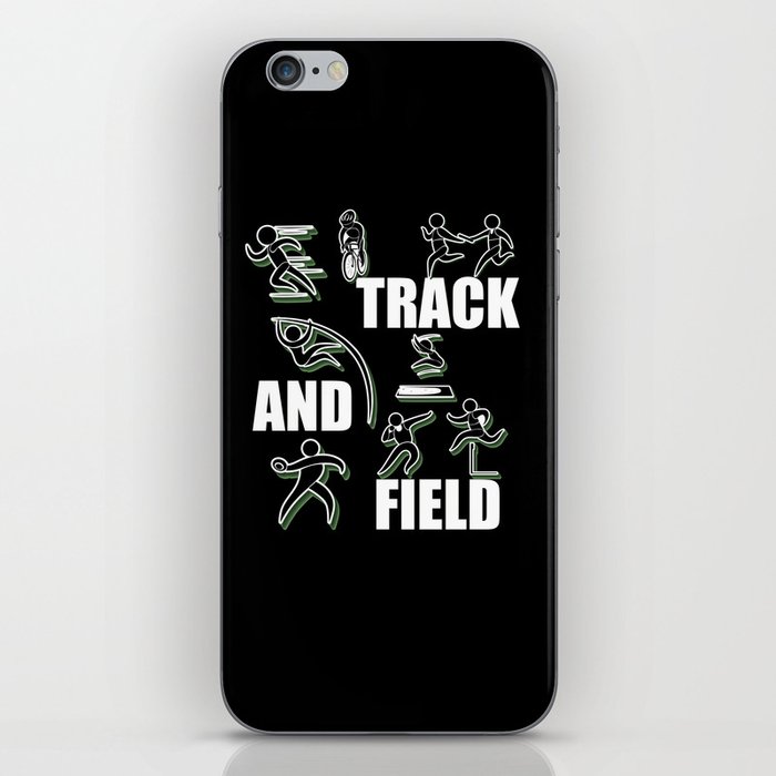 Track And Field Athletes iPhone Skin