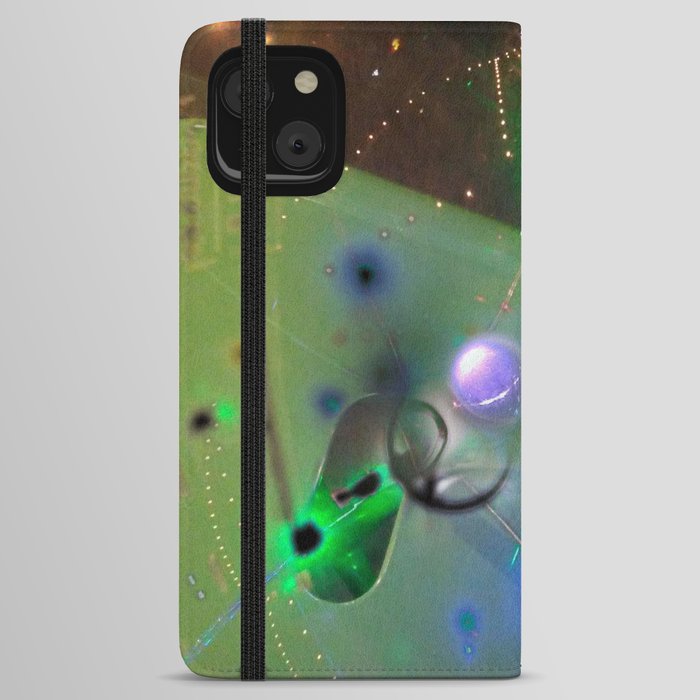 Sci-Fi Outer Space Design iPhone Wallet Case